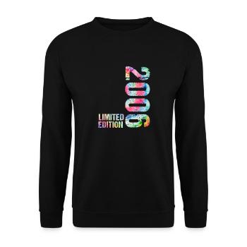 18 JAHRE 18. GEBURTSTAG LIMITED EDITION 2006 - Unisex Pullover - Schwarz - Vorne - Alina (178cm) & Michal (187cm)