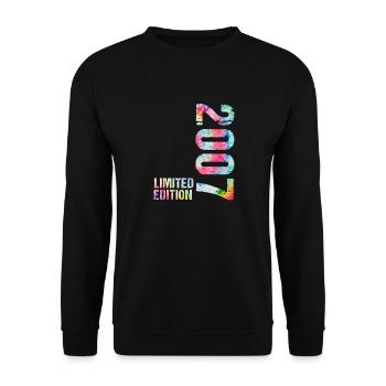 18 JAHRE 18. GEBURTSTAG LIMITED EDITION 2007 - Unisex Pullover - Schwarz - Vorne - Alina (178cm) & Michal (187cm)