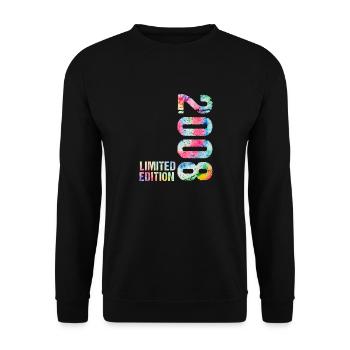 18 JAHRE 18. GEBURTSTAG LIMITED EDITION 2008 - Unisex Pullover - Schwarz - Vorne - Alina (178cm) & Michal (187cm)