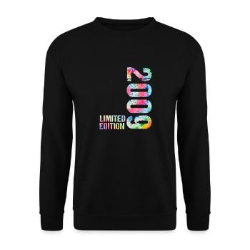 18 JAHRE 18. GEBURTSTAG LIMITED EDITION 2009 - Unisex Pullover - Schwarz - Vorne - Alina (178cm) & Michal (187cm)