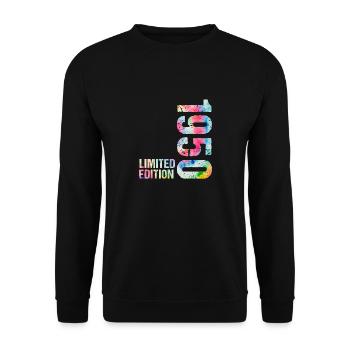 18 JAHRE 18. GEBURTSTAG LIMITED EDITION 1950 - Unisex Pullover - Schwarz - Vorne - Alina (178cm) & Michal (187cm)