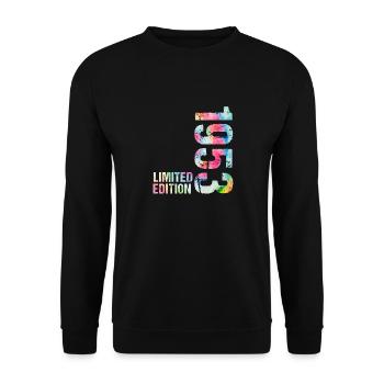 18 JAHRE 18. GEBURTSTAG LIMITED EDITION 1953 - Unisex Pullover - Schwarz - Vorne - Alina (178cm) & Michal (187cm)