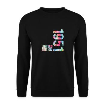 18 JAHRE 18. GEBURTSTAG LIMITED EDITION 1951 - Unisex Pullover - Schwarz - Vorne - Alina (178cm) & Michal (187cm)