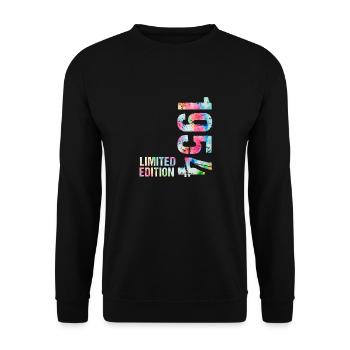 18 JAHRE 18. GEBURTSTAG LIMITED EDITION 1954 - Unisex Pullover - Schwarz - Vorne - Alina (178cm) & Michal (187cm)