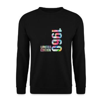 1960 - Unisex Pullover - Schwarz - Vorne - Alina (178cm) & Michal (187cm)