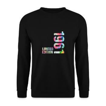 1961 - Unisex Pullover - Schwarz - Vorne - Alina (178cm) & Michal (187cm)
