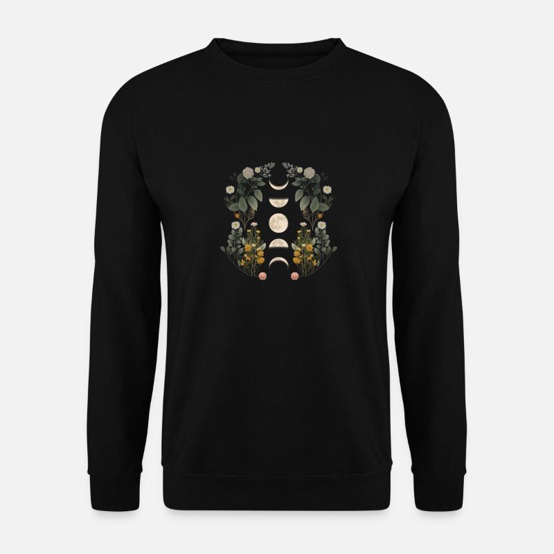Moon phases - Unisex Sweatshirt - black