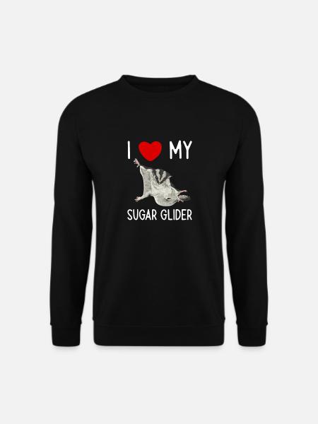 Short-headed glider Sugar Glider - Unisex Sweatshirt - black