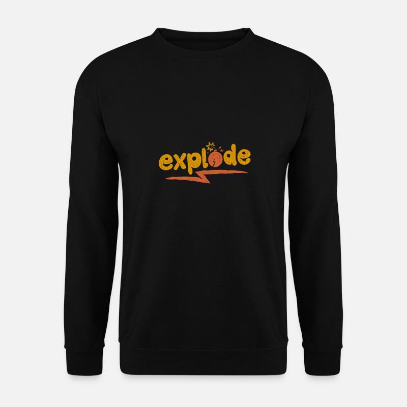 Explode fancy - Unisex Sweatshirt - black