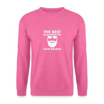 Blacksmith Funny Forge Hammer Workwear Blacksmith - Unisex Sweatshirt - pink - Front