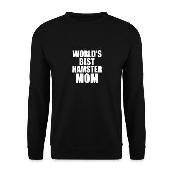 Hamster Pet Owner Animal Boys Girls Cute Hamster - Unisex Sweatshirt - black - Front - Alina (178cm) & Michal (187cm)