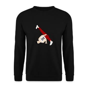 Freeze-Modus Hip-Hop Break Dance - Unisex Pullover - Schwarz - Vorne - Alina (178cm) & Michal (187cm)