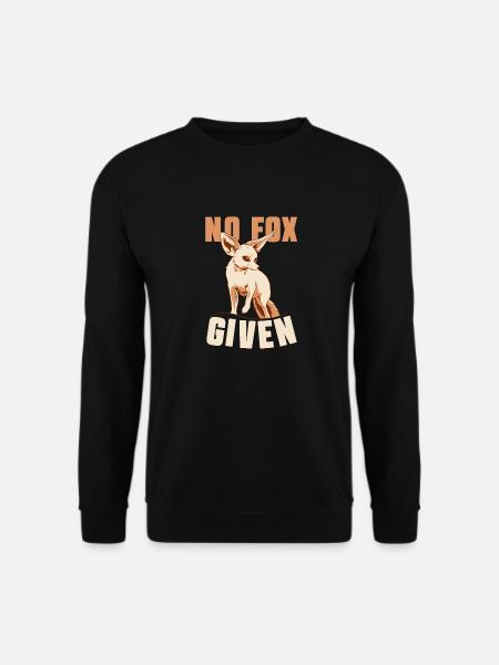 Fennek Fuchs Fennec Fox Wüstenfuchs - Unisex Pullover - Schwarz
