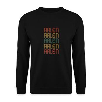 Aalenerin Aalener Aalen - Sweat-shirt Unisexe - noir - Devant - Alina (178cm) & Michal (187cm)