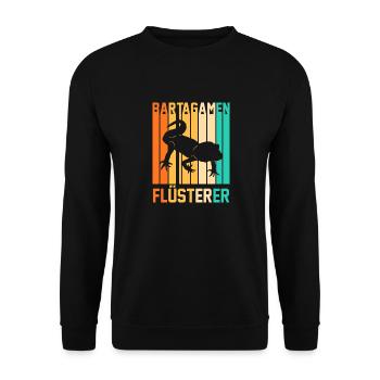 Reptilien Bartagame Bartagamen - Unisex Pullover - Schwarz - Vorne - Alina (178cm) & Michal (187cm)