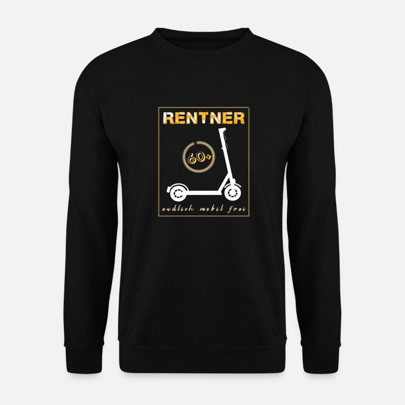 Rentner mobil - Unisex Pullover - Schwarz