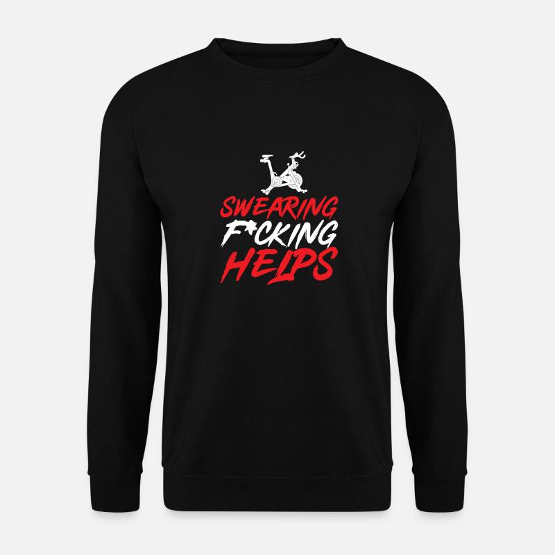 Entraînement de vélo d’intérieur - Sweat-shirt Unisexe - noir