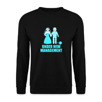 Bachelor party rumbling bachelor party - Unisex Sweatshirt - black - Front - Alina (178cm) & Michal (187cm)