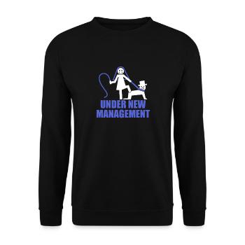 Bachelor party rumbling bachelor party - Unisex Sweatshirt - black - Front - Alina (178cm) & Michal (187cm)