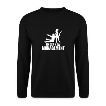 Bachelor party rumbling bachelor party - Unisex Sweatshirt - black - Front - Alina (178cm) & Michal (187cm)