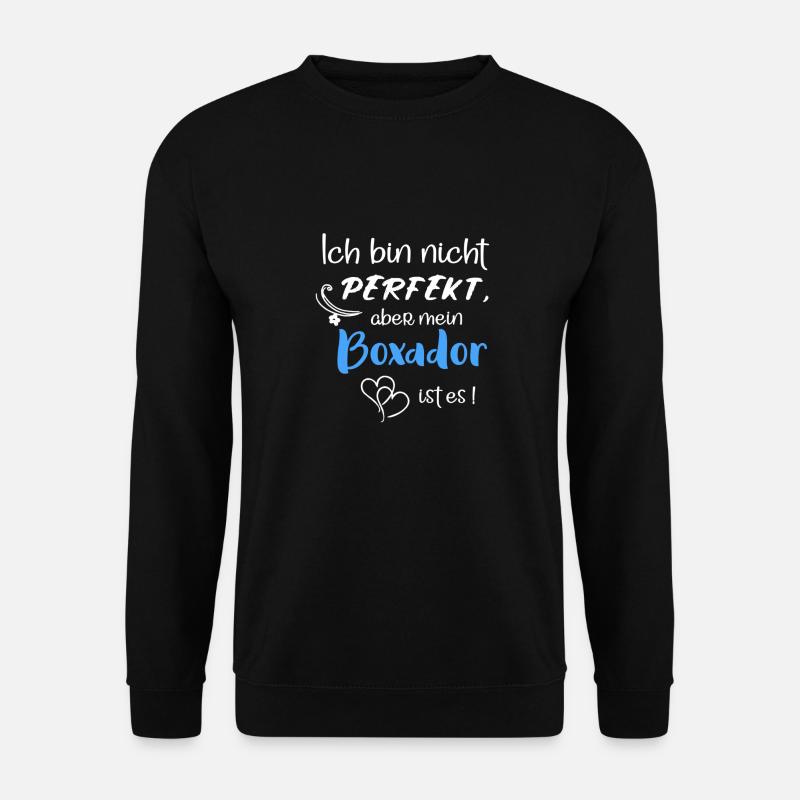 Perfekter Boxador - Boxer Labrador Mix - Unisex Pullover - Schwarz