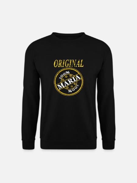Ich heiße Maria ich bin Maria Prinzessin Maria - Unisex Pullover - Schwarz