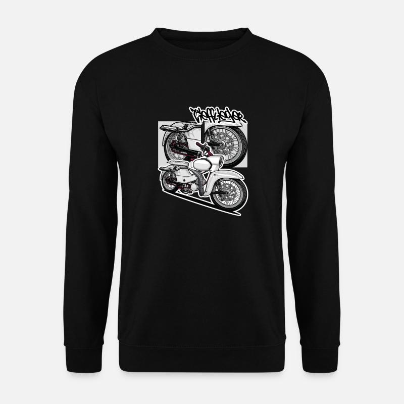Star (weiß) // Illustration - Unisex Pullover - Schwarz