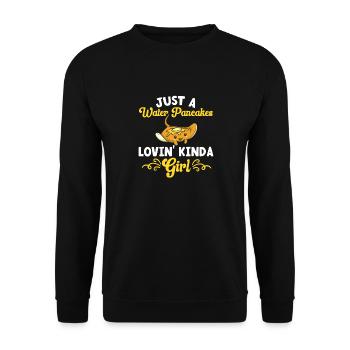 Raies pastenagues, raies manta, raies océaniques, raies - Sweat-shirt Unisexe - noir - Devant - Alina (178cm) & Michal (187cm)