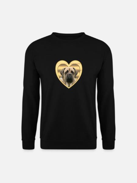 Mastiff - Dog Lovers - Dogs Heart - Unisex Sweatshirt - black