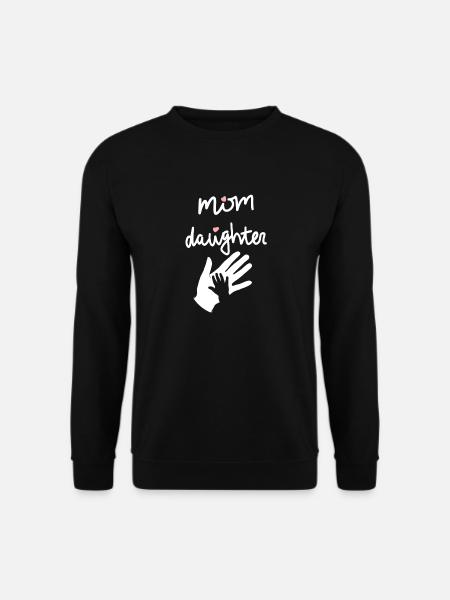 Mutter Tochter Muttertag feiern Mama Geschenkidee - Unisex Pullover - Schwarz