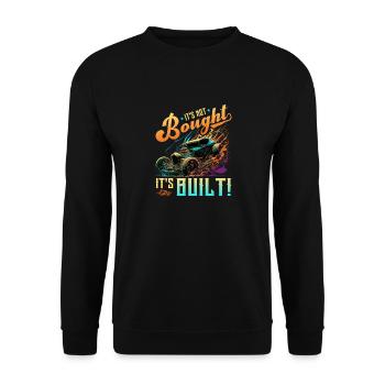 Hot Rod, ce n’est pas acheté son rat construit et muscle car - Sweat-shirt Unisexe - noir - Devant - Alina (178cm) & Michal (187cm)