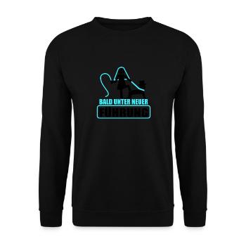 Junggesellenabschied Poltern Polterabend JGA - Unisex Pullover - Schwarz - Vorne - Alina (178cm) & Michal (187cm)