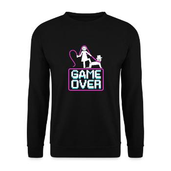 Bachelor party rumbling bachelor party - Unisex Sweatshirt - black - Front - Alina (178cm) & Michal (187cm)