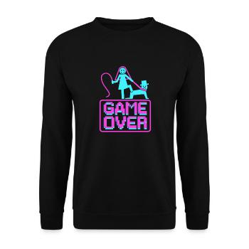 Bachelor party rumbling bachelor party - Unisex Sweatshirt - black - Front - Alina (178cm) & Michal (187cm)