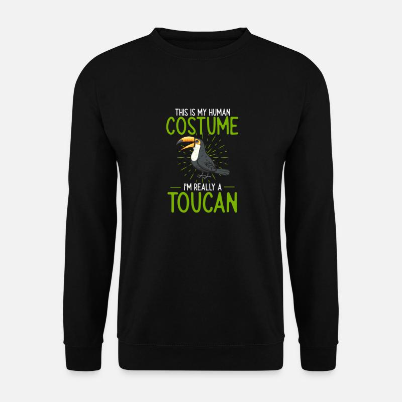 Toucan Bird Rainforest - Unisex Sweatshirt - black