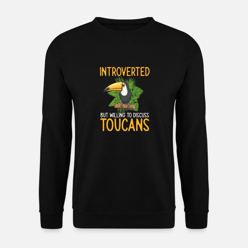Toucan Bird Rainforest - Unisex Sweatshirt - black
