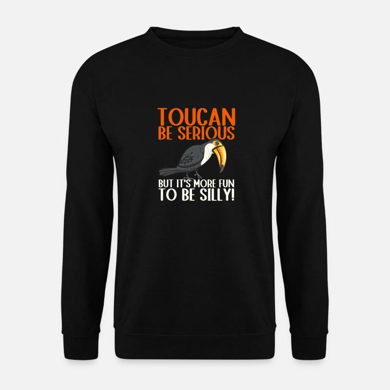 Tukan Vogel Regenwald - Unisex Pullover - Schwarz
