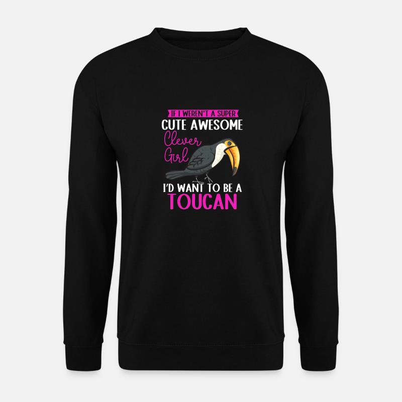 Tukan Vogel Regenwald - Unisex Pullover - Schwarz