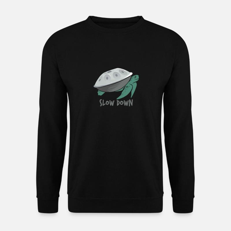 Play Handpan Turtle Handpan - Unisex Sweatshirt - black