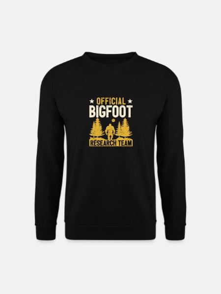 Offizielles Bigfoot Forschungsteam Lustige - Unisex Pullover - Schwarz