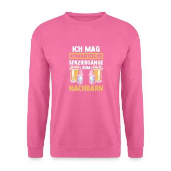 Einzug Umzug Nachbarn Bier Nachbar - Unisex Pullover - Pink - Vorne