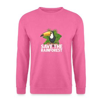 Toucan Bird Rainforest - Unisex Sweatshirt - pink - Front