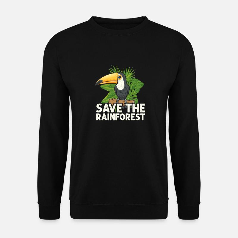 Tukan Vogel Regenwald - Unisex Pullover - Schwarz