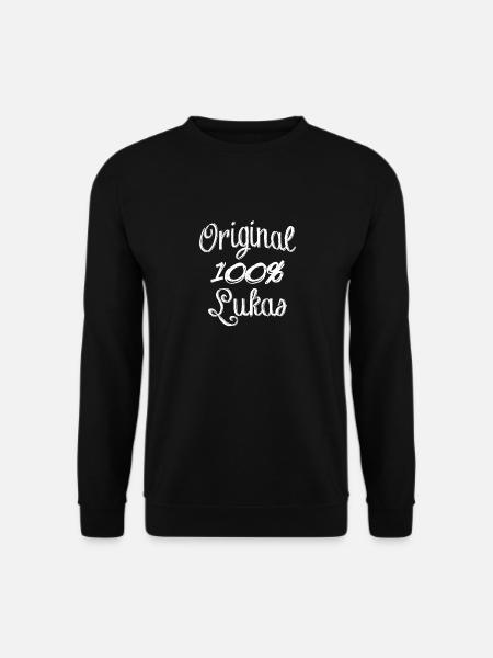 100% Original Lukas - Unisex Pullover - Schwarz