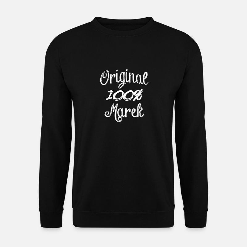 100% Original Marek - Unisex Pullover - Schwarz