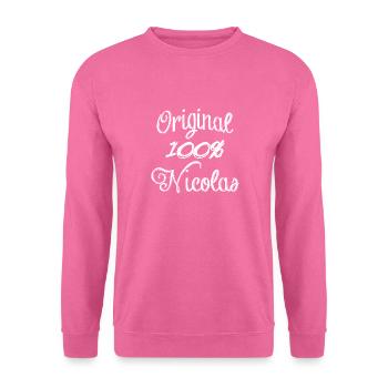 Original 100% Nicolas - Unisex Pullover - Pink - Vorne