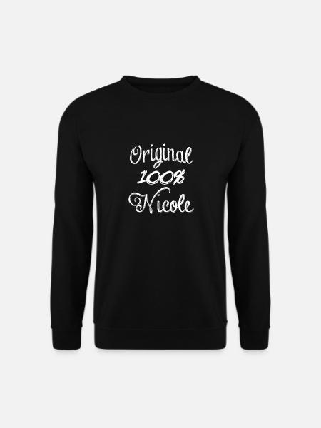 Original 100% Nicole - Sweat-shirt Unisexe - noir
