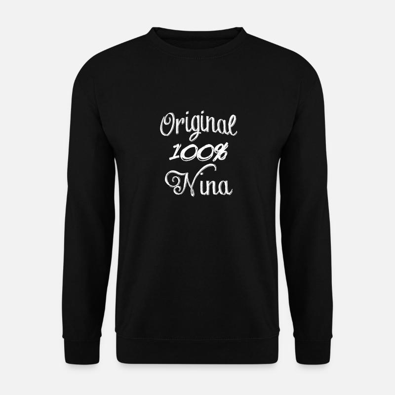 Original 100% Nina - Unisex Pullover - Schwarz
