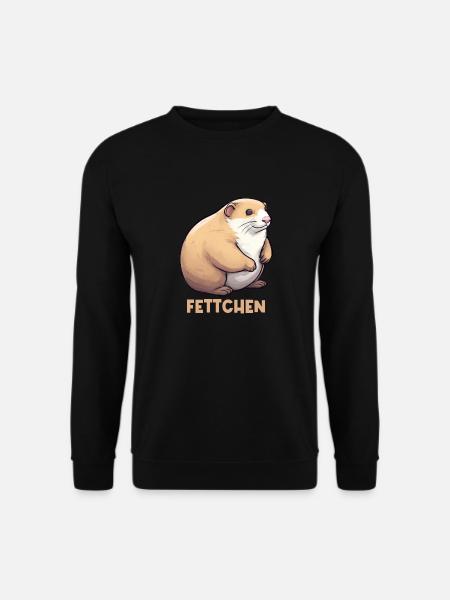 Fettchen Frettchen - Unisex Pullover - Schwarz