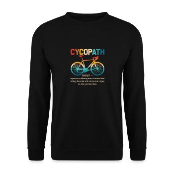 VTT VTT VTT VTT VTT - Sweat-shirt Unisexe - noir - Devant - Alina (178cm) & Michal (187cm)